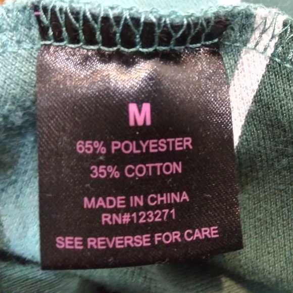 Green & white striped crop top by Faded Rose, size Jr's M - Picture 7 of 7